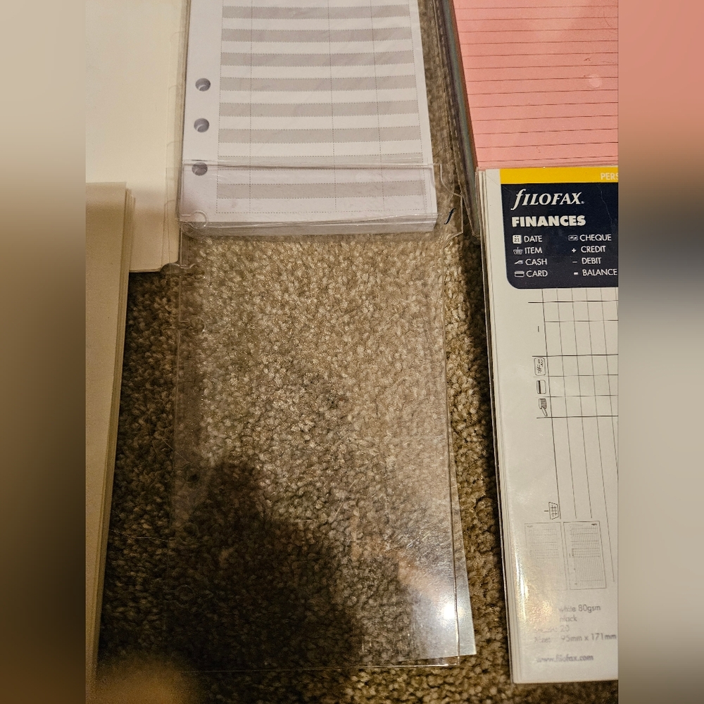 Filofax Personal Size Insert large bundle - Picture 3 of 13